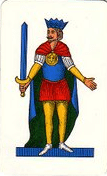 Carta da gioco del Re di Spade.