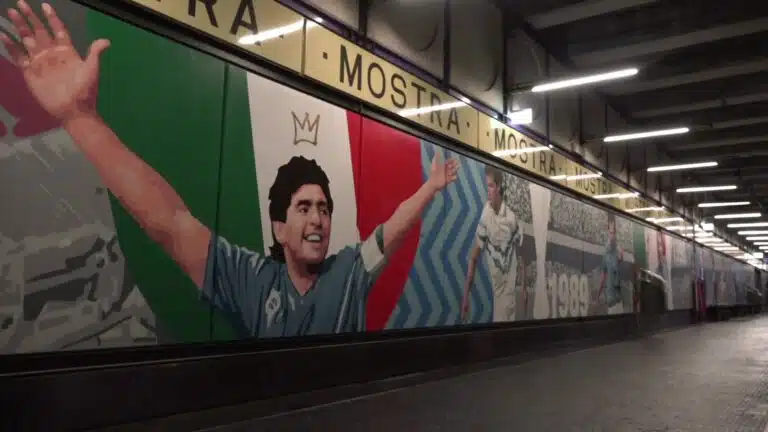 stazione cumana maradona napoli