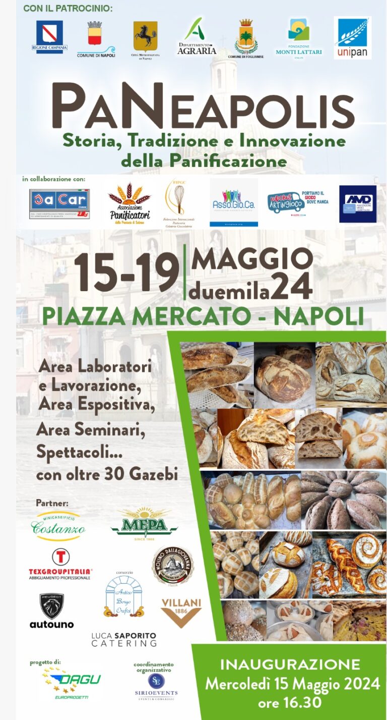 paneapolis festa pane e panificazione a napoli